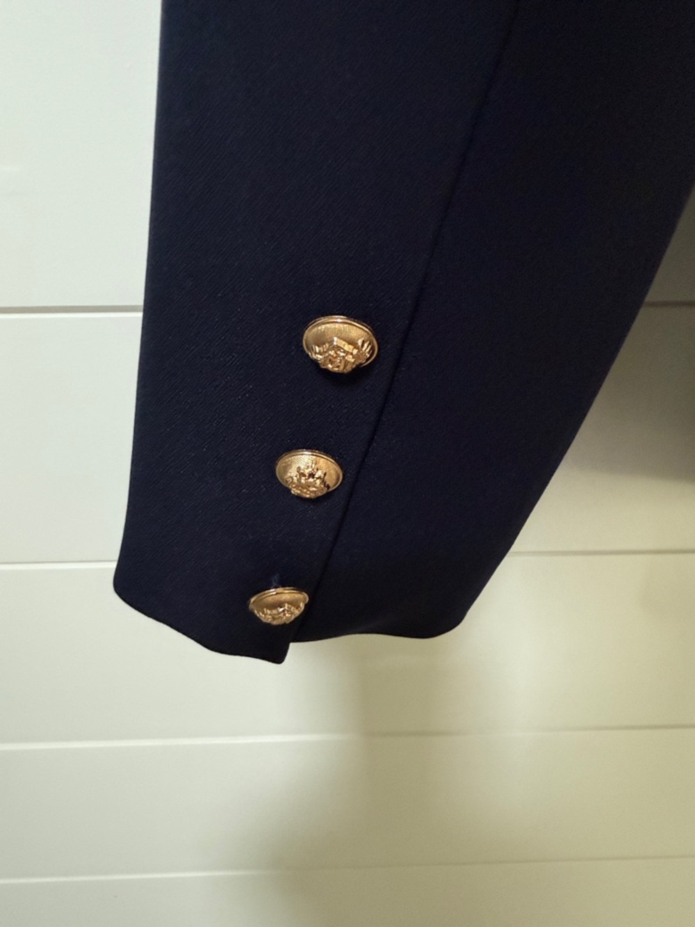 Lioness Navy Double-Breasted Blazer with Gold Buttons - Picture 8 of 8